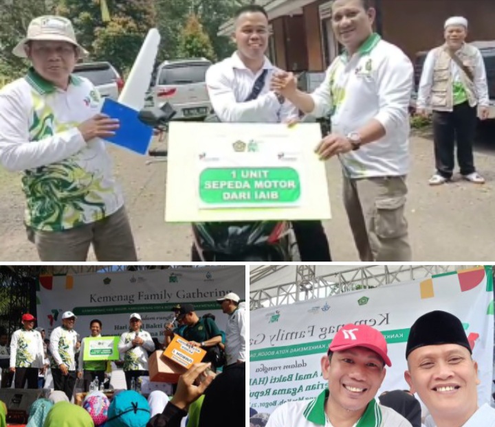 IAIB Memberikan Motor Dalam Family Gathering, Kemenag Kab. Bogor Ucapkan Terimakasih