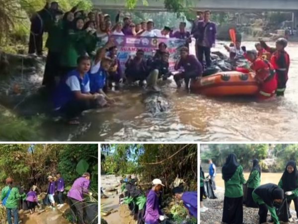 Peduli Lingkungan, IAIB dan Muspika Kecamatan Nanggung Bersih-Bersih Sungai Cikaniki